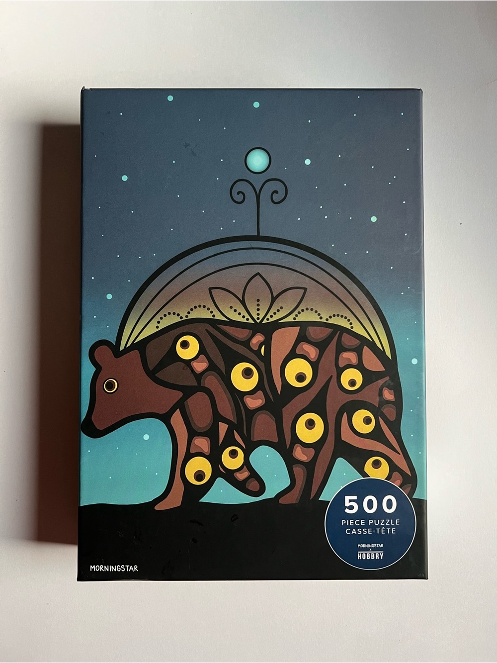 Limited edition Hobbry 500 brown bear puzzle by Morningstar